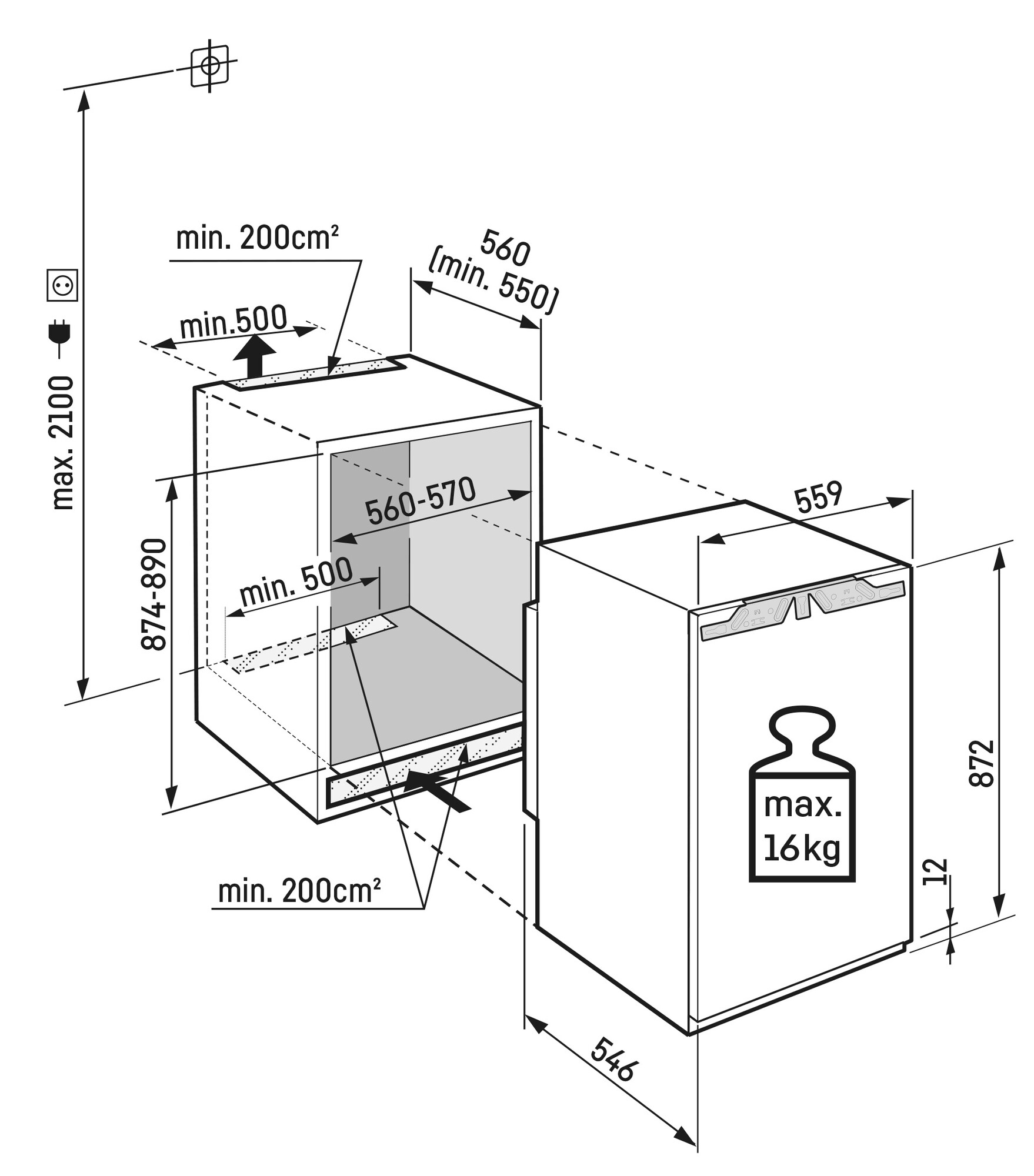 5465684 Встраиваемый морозильный шкаф Liebherr IFd 3904-22 001 STDN-0068608 - Вид №9