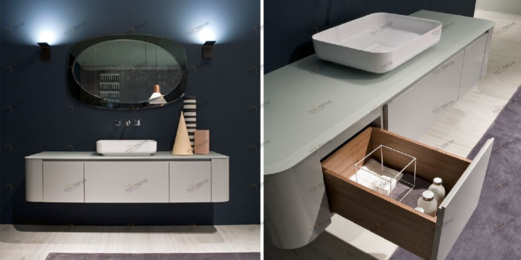 Комплект мебели №7 180 см Antonio Lupi ILBAGNO из ясеня Antoniolupi 7ILBAGNO