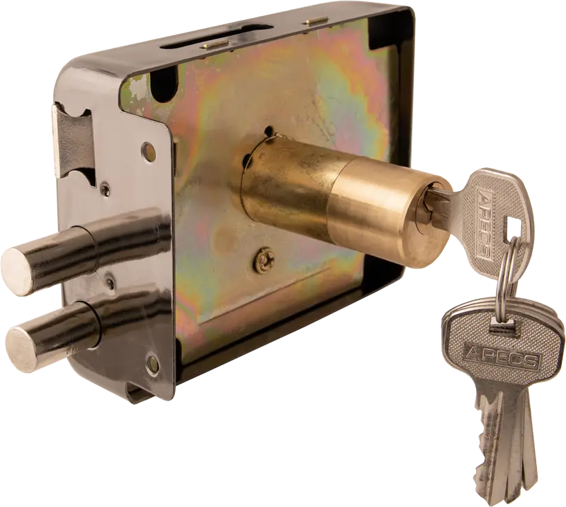 Накладной замок APECS 0097-BN с черным никелевым покрытием 85203569