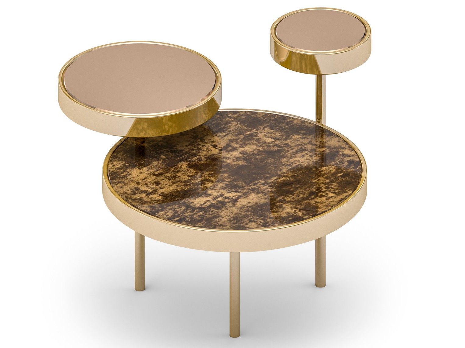 Низкий круглый журнальный столик для гостиной Sicis ORBITAL ARCH-00099404 - Вид №2