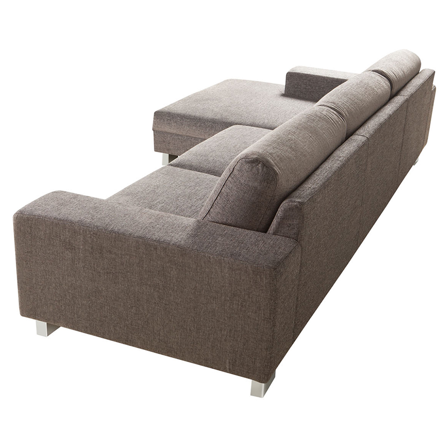 Диван угловой Quattro, левосторонний, серый Sits S1575 - Вид №5