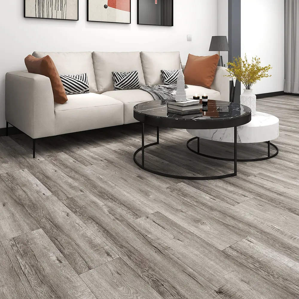 90564707 SPC плитка Lamiwood Quartzwood Дуб Мэдисон 43 класс толщина 5 мм 2.24 м², цена за упаковку STLM-0285353