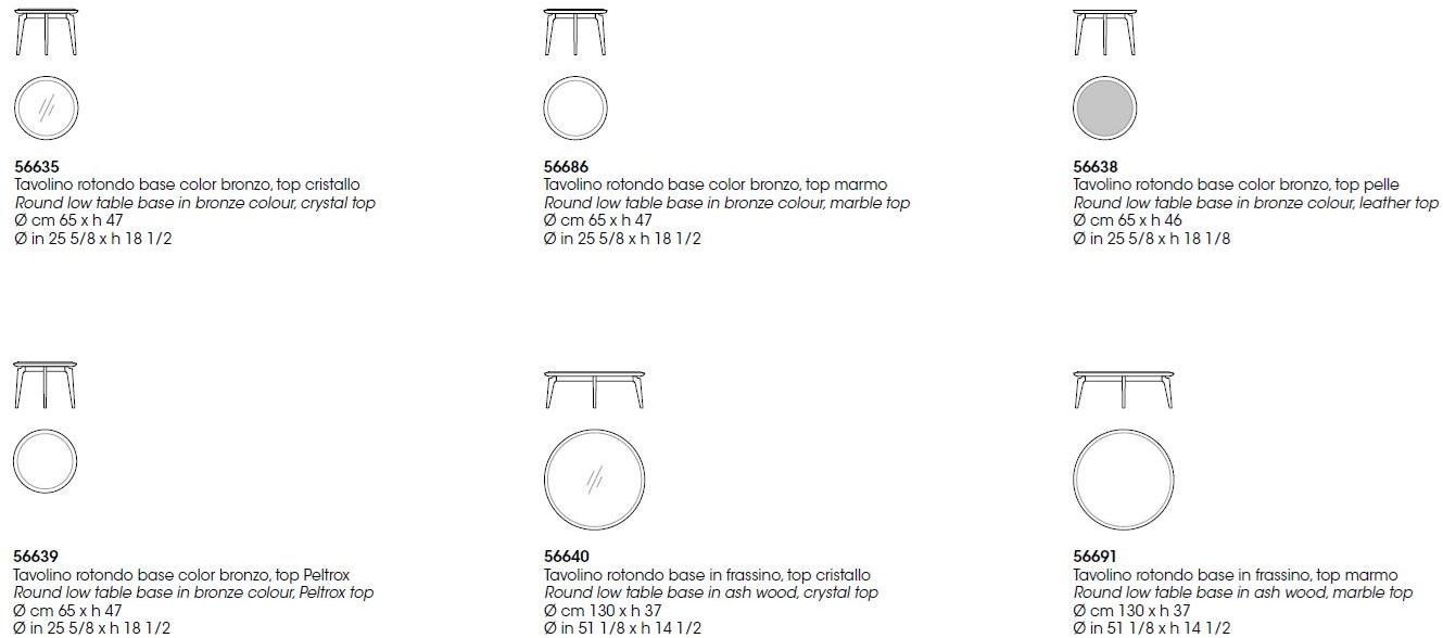 Giorgetti Круглый журнальный столик из мрамора sun-id-1373031 - Вид №6