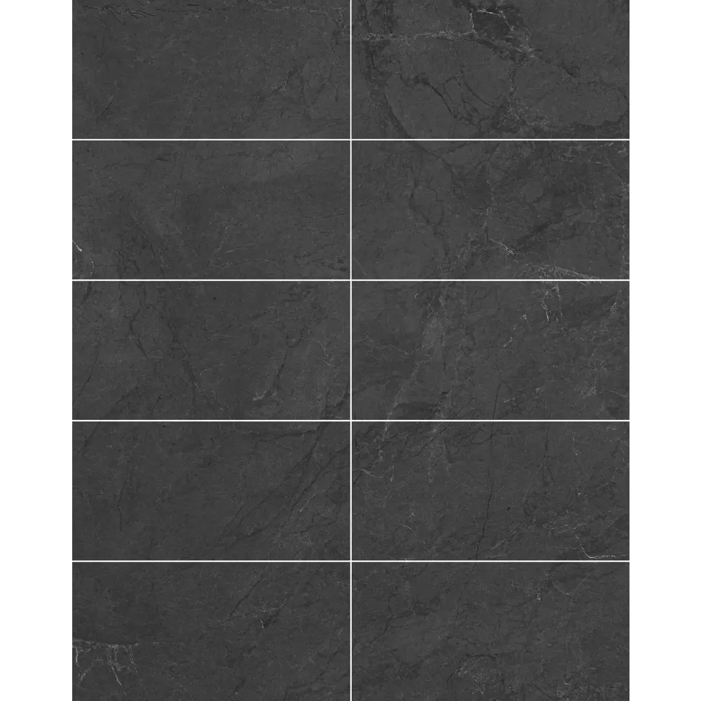 Настенная плитка Axima Фудзи 30x60 см 1.62 м² матовая цвет антрацит STLM-2133734 - Вид №2