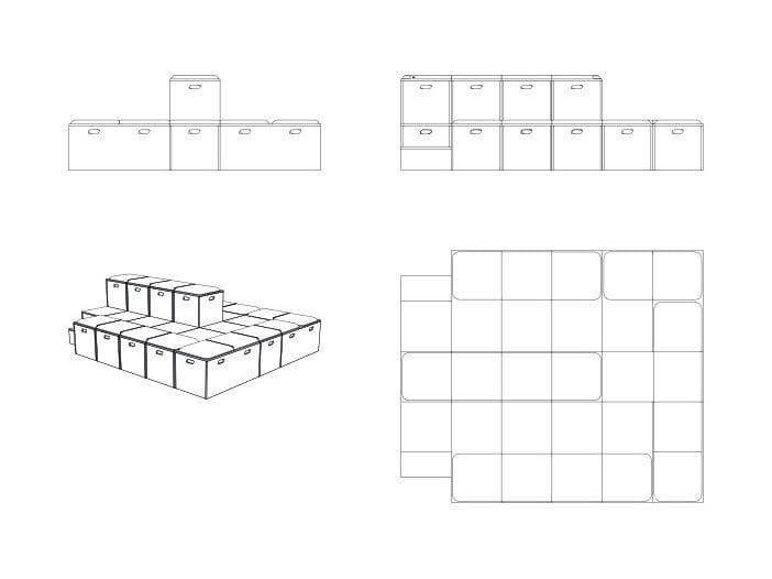 Высокий деревянный стул Bõln Kub ARCH-00072670 - Вид №9