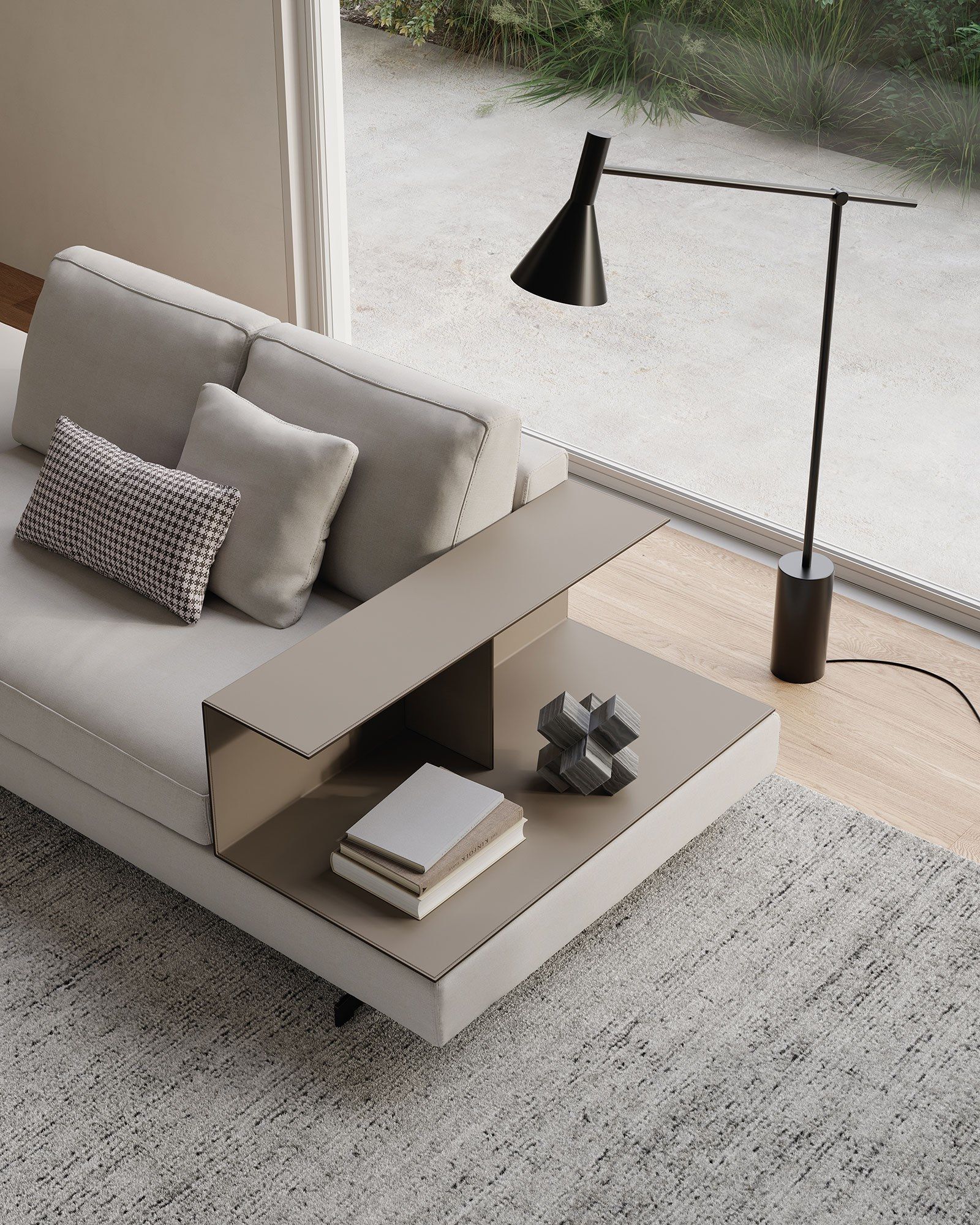 Съемный диван из ткани Frigerio Davis ARCH-00023709 - Вид №10