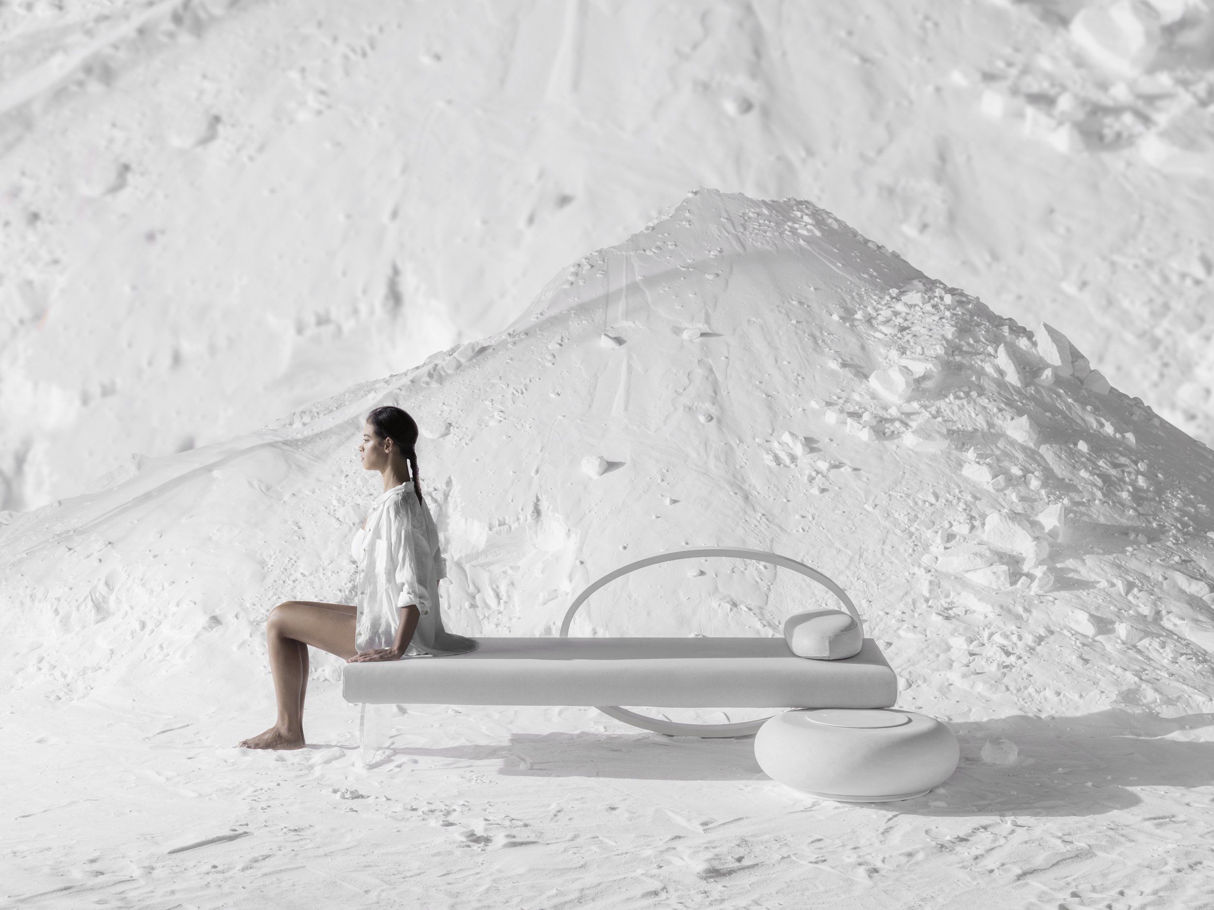 Фиксированная тканевая кровать с хромотерапией Varaschin WELLNESS THERAPY ARCH-00063555 - Вид №12