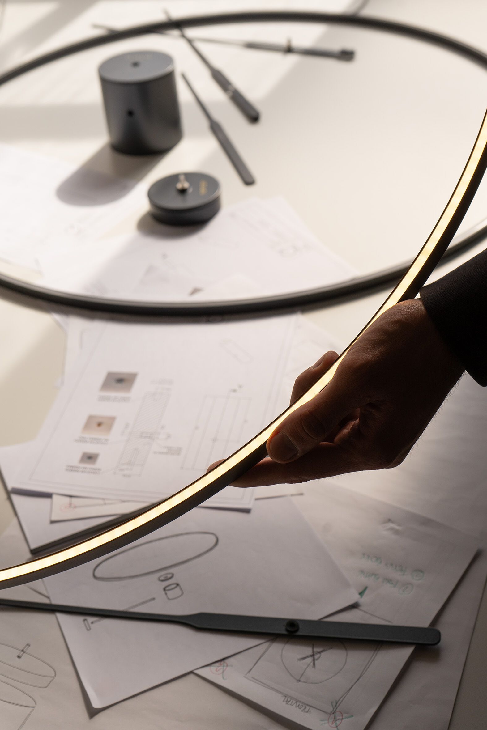 Металлические настенные часы NOMON тень ARCH-00140742 - Вид №5