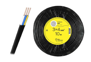90537833 Кабель ВВГнг-П 3x4 10 м бухта STLM-0270856 ПАН ЭЛЕКТРИК