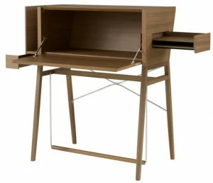 Ligne Roset Письменный стол из МДФ с откидными дверцами  005hel10