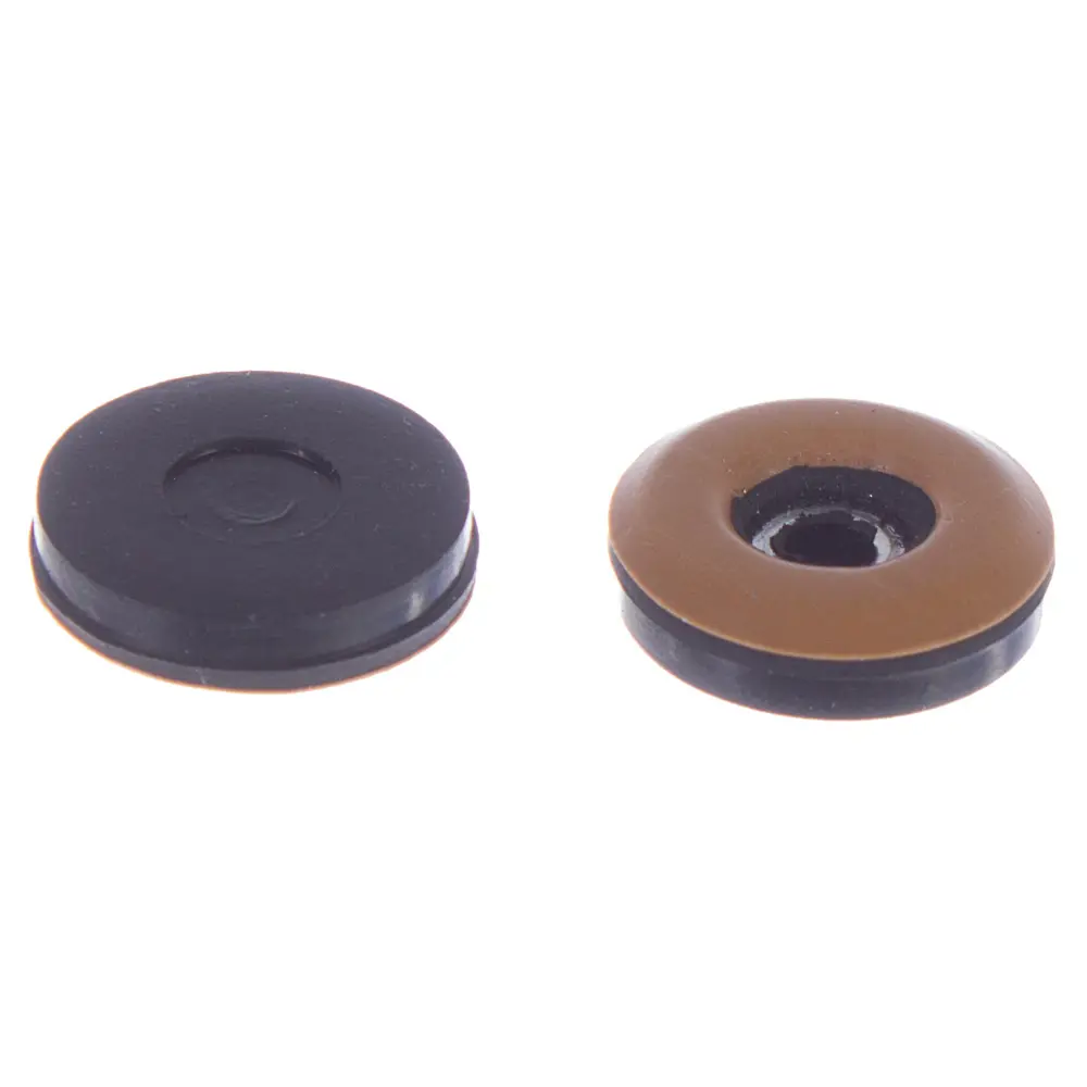 Набойки Standers PTFE 22 мм круглые пластик цвет коричневый 4 шт. 14155265 STLM-2154992 