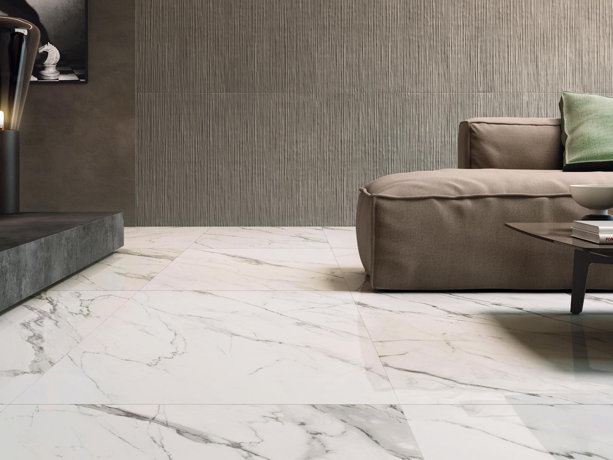 Пол из керамогранита с мраморным эффектом Supergres Чистота мрамора ARCH-00080391 - Вид №2