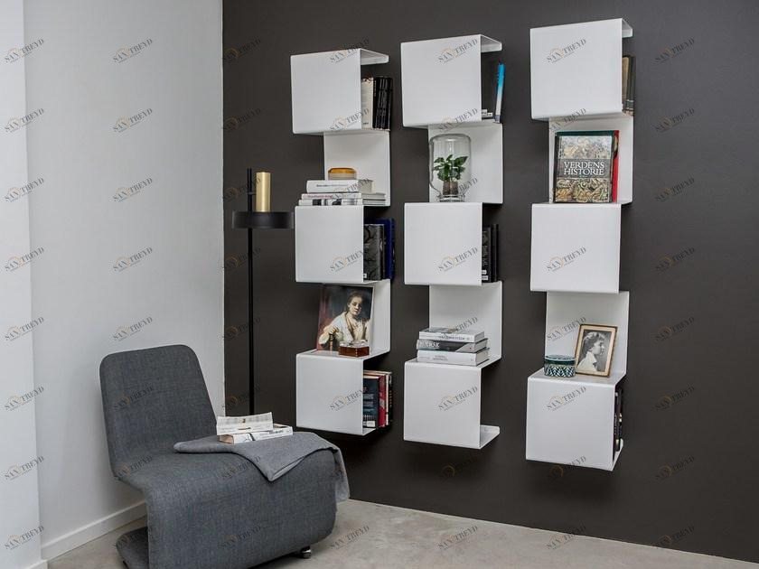 Anne Linde Настенный книжный шкаф из алюминия с порошковым покрытием sun-id-1445324