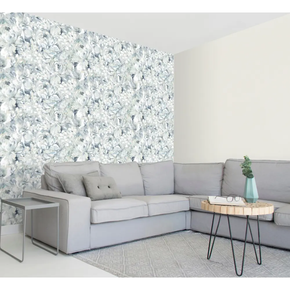 Обои флизелиновые Startdeco Натали серые 1.06 м 989453 STLM-2039761 - Вид №2