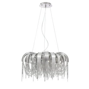 Подвесной светильник Avenue 5 от Delight Collection хром KM0358P-5M/A DELIGHT COLLECTION ДИЗАЙНЕРСКИЕ 243627 Хром
