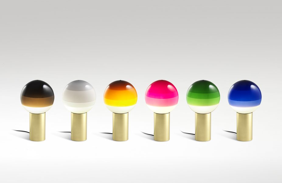 085697 Настольный светильник S зелено-графитовый Marset Dipping Light 