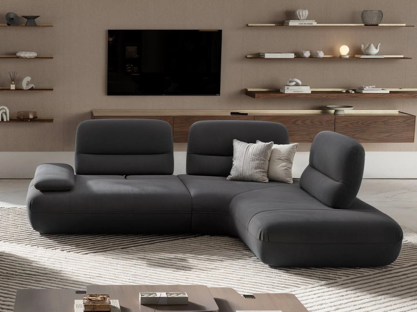 Угловой диван из ткани Sofanella Дубай ARCH-00060787 - Вид №5