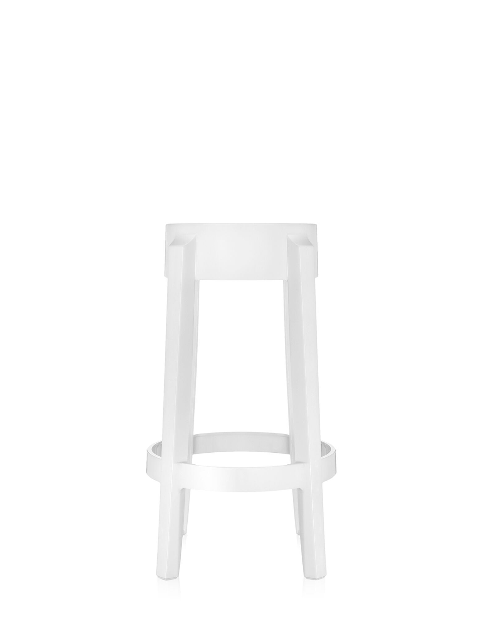 Высокий штабелируемый стул из поликарбоната с подставкой для ног Kartell CHARLES GHOST ARCH-00063123 - Вид №17