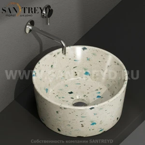 FO035GB Накладная раковина на столешницу  круглая Ceramica Globo