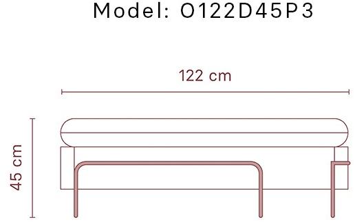 Momocca Модульная скамья со спинкой, обитая тканью Olga sun-id-1453689 - Вид №22