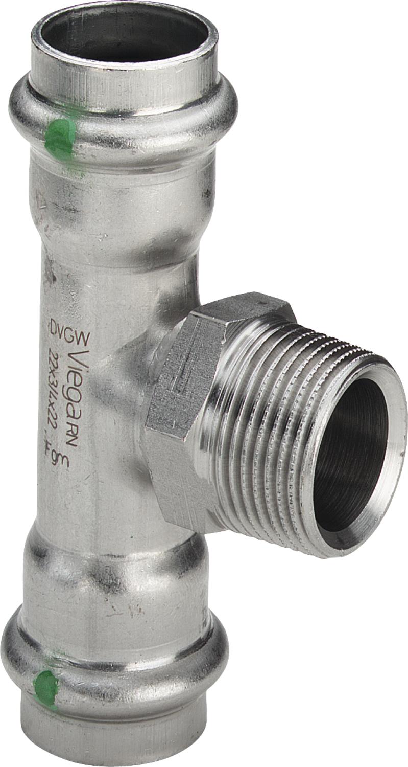 Viega Тройник Sanpress Inox 2317.1 (446031) 446 031