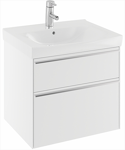 47391 Комплект мебели IFO Sense, с двумя ящиками, Ш = 600 мм, Ш1 = 622 мм, белый 