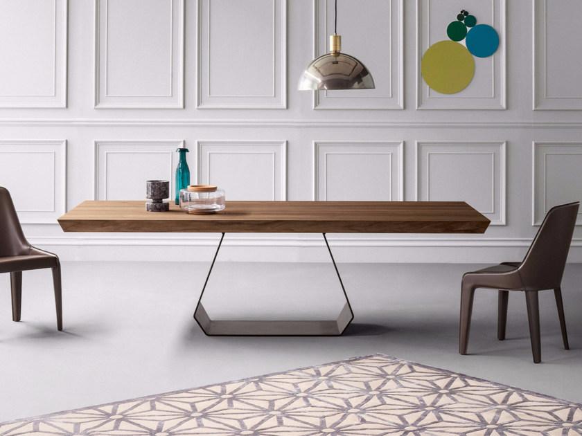 Bonaldo Прямоугольный деревянный стол Amond sun-id-1429870 - Вид №1