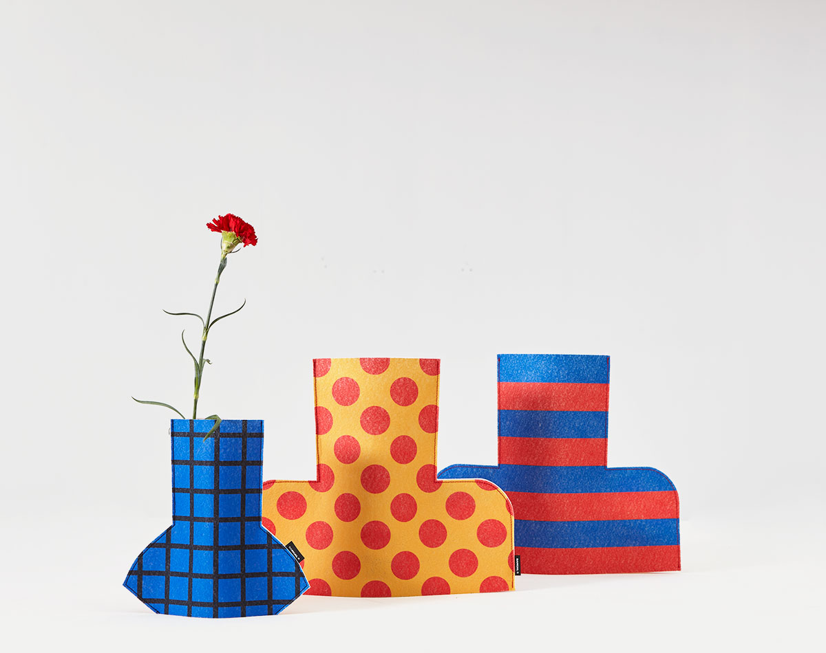 072141 Ваза s Grid SANCAL FLOWER POWER - Вид №1