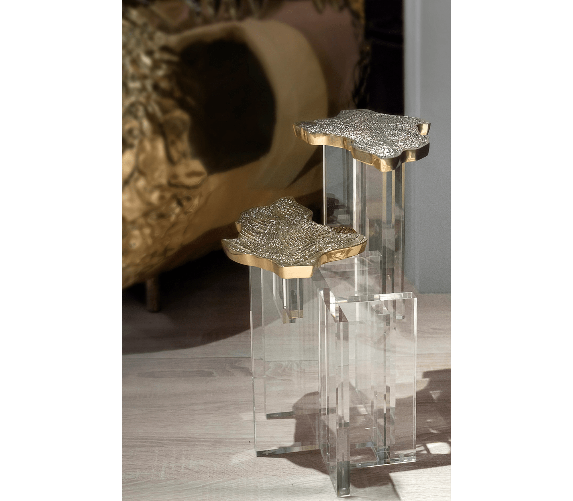 0-291 Медный приставной столик Monet Boca Do Lobo  - Вид №7