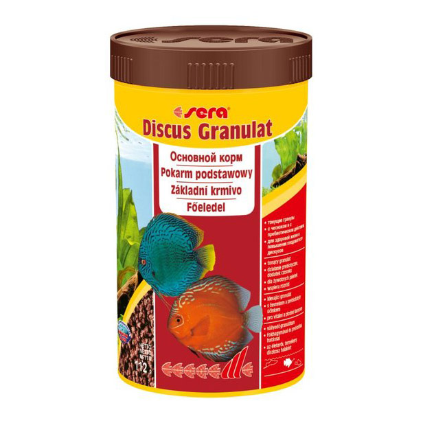 УТ0016927 Корм для рыб PREMIUM DISCUS GRANULES 250мл SERA 