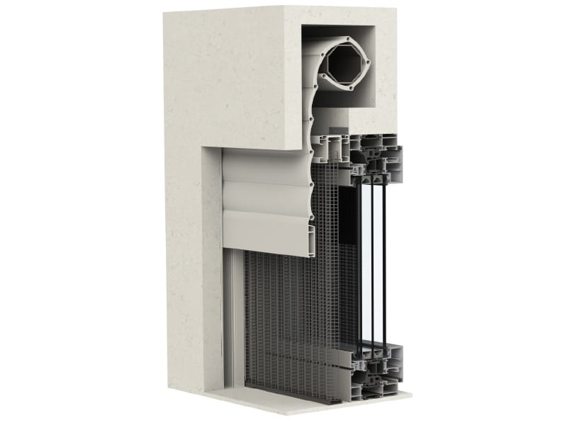 Боковая плиссированная встраиваемая москитная сетка Mv Line Zanzariere - Incasso Laterale ARCH-00040393 - Вид №1