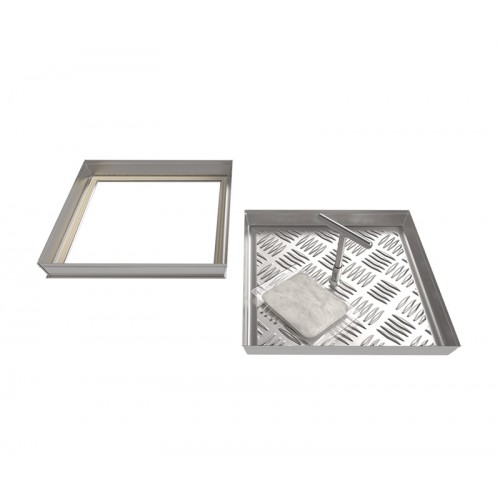 Напольный люк под плитку, съемный 450Х450 ВОЗРОЖДЕНИЕ sun-id-1025302 - Вид №2