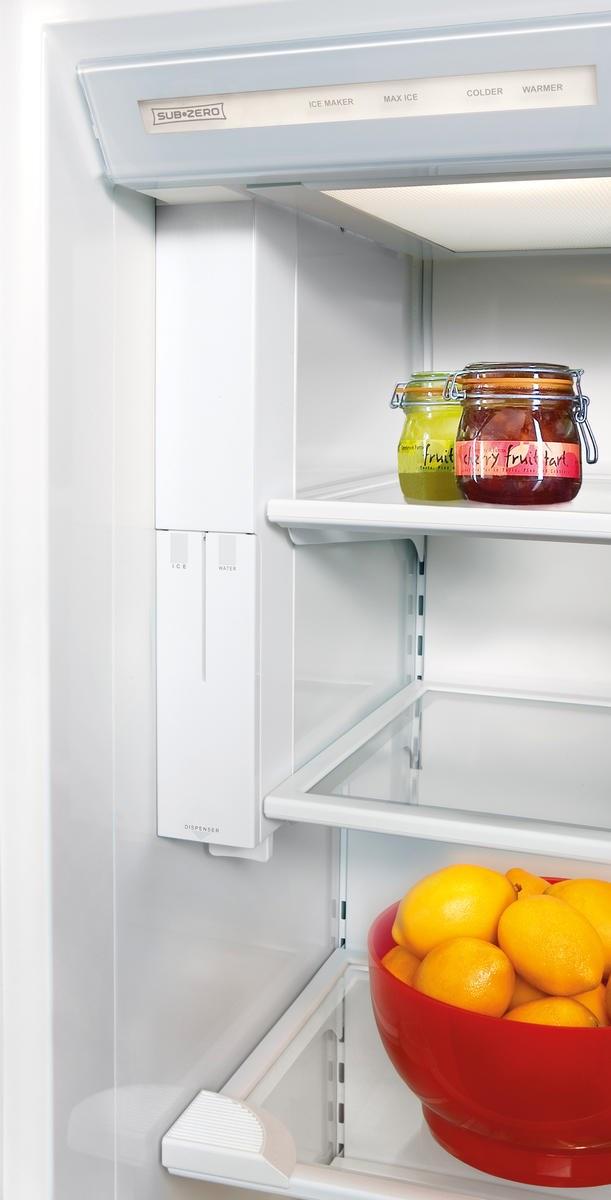 Sub-Zero Встраиваемый двухдверный холодильник из нержавеющей стали класса а +  Icbbi-36ufdid/s/th  - Вид №5