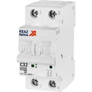 Автоматический выключатель КЭАЗ Opti Din BM63 2P 32А для надежной защиты электросети 89206656