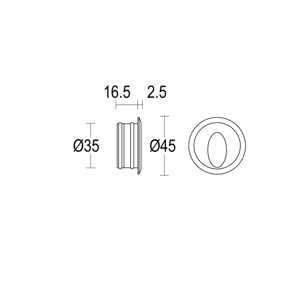 Segno AS RD Ghidini Segno AS RD .15 Нержавеющая Сталь  - Вид №1
