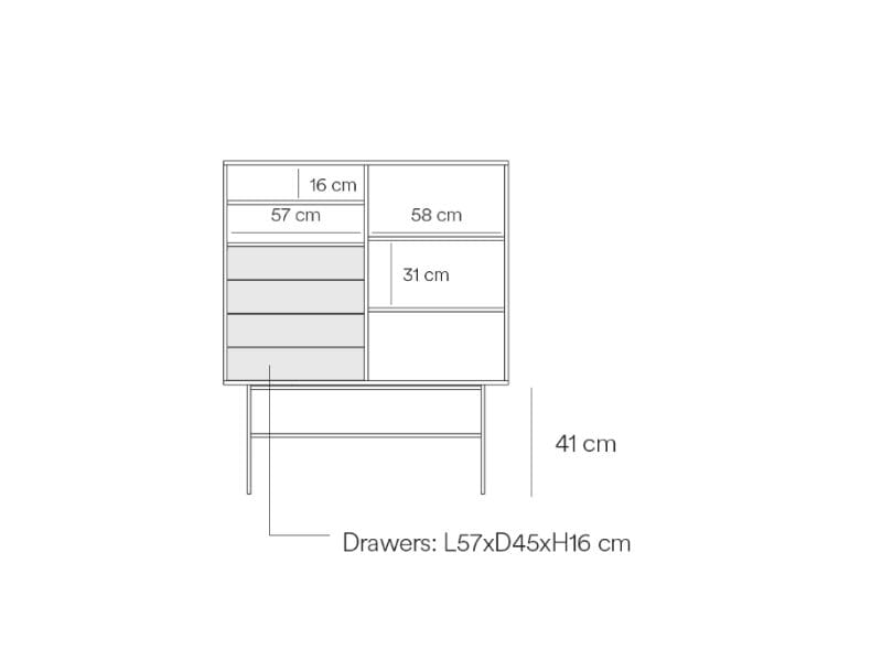 Шкаф из МДФ с раздвижными дверями TEULAT облако ARCH-00047413 - Вид №10