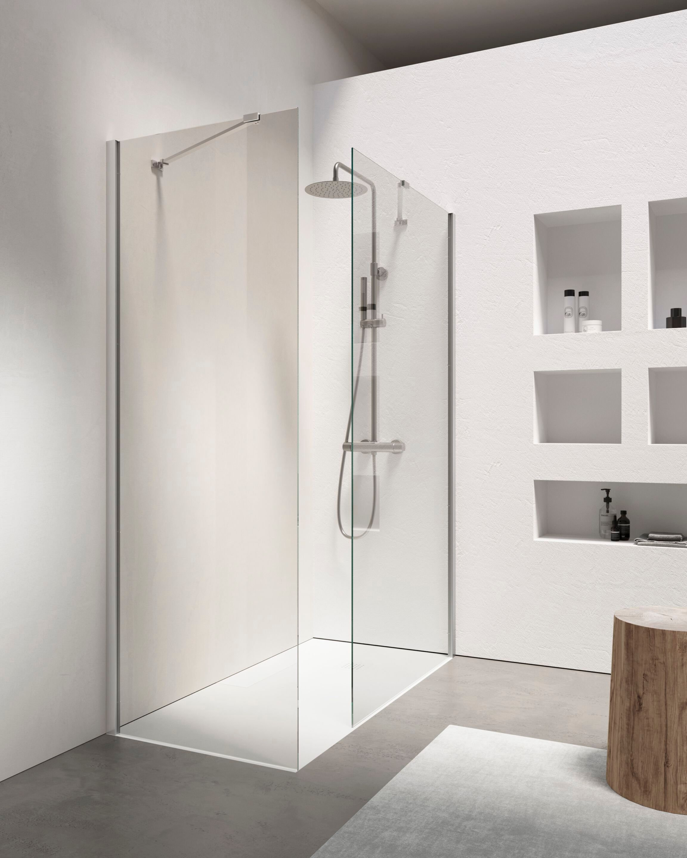 Алюминиевый и стеклянный душ TAMANACO WALK-IN ARCH-00036406 - Вид №1