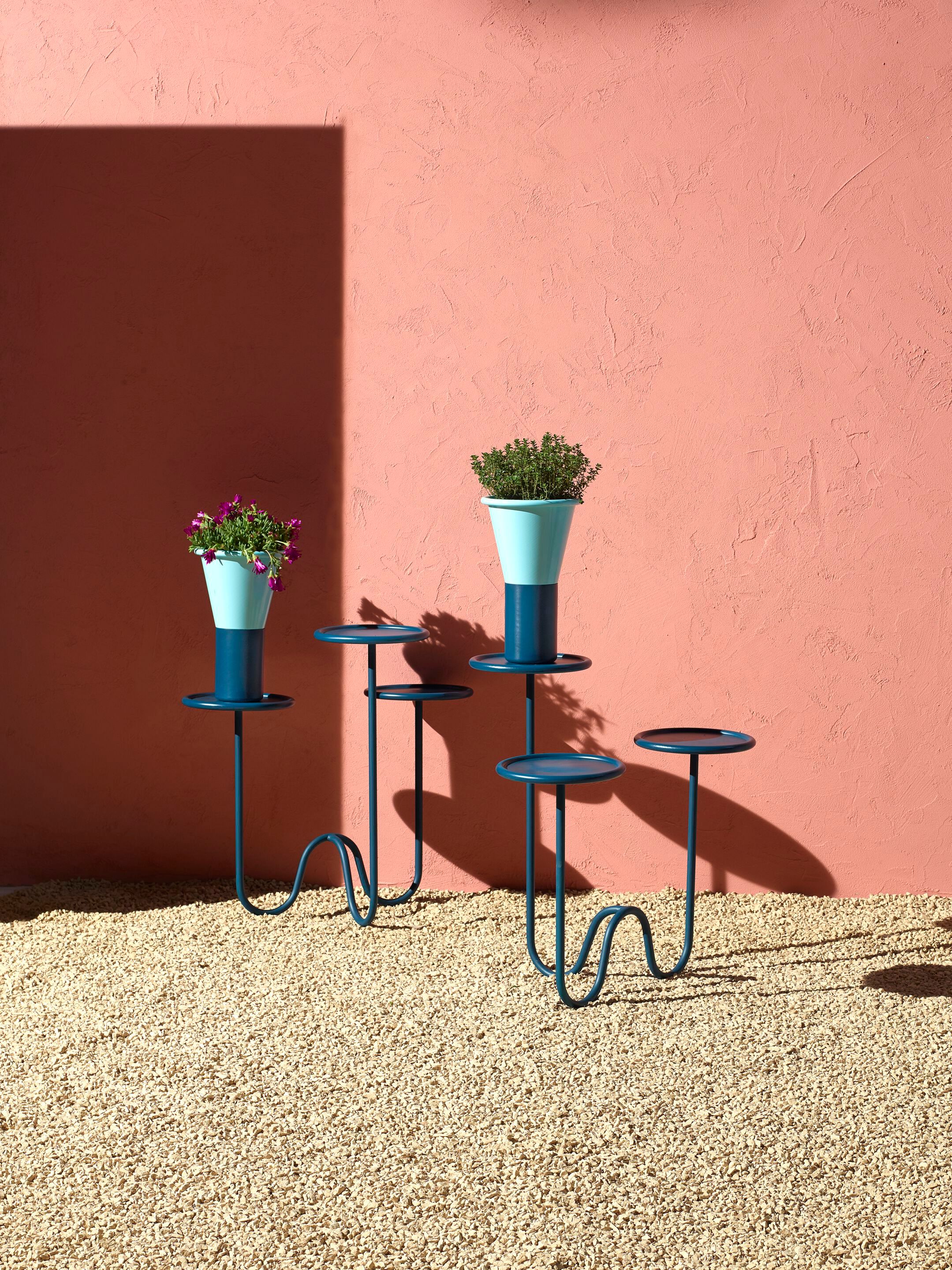 Алюминиевый круглый садовый горшок S-CAB Мимоза ARCH-00133577 - Вид №7