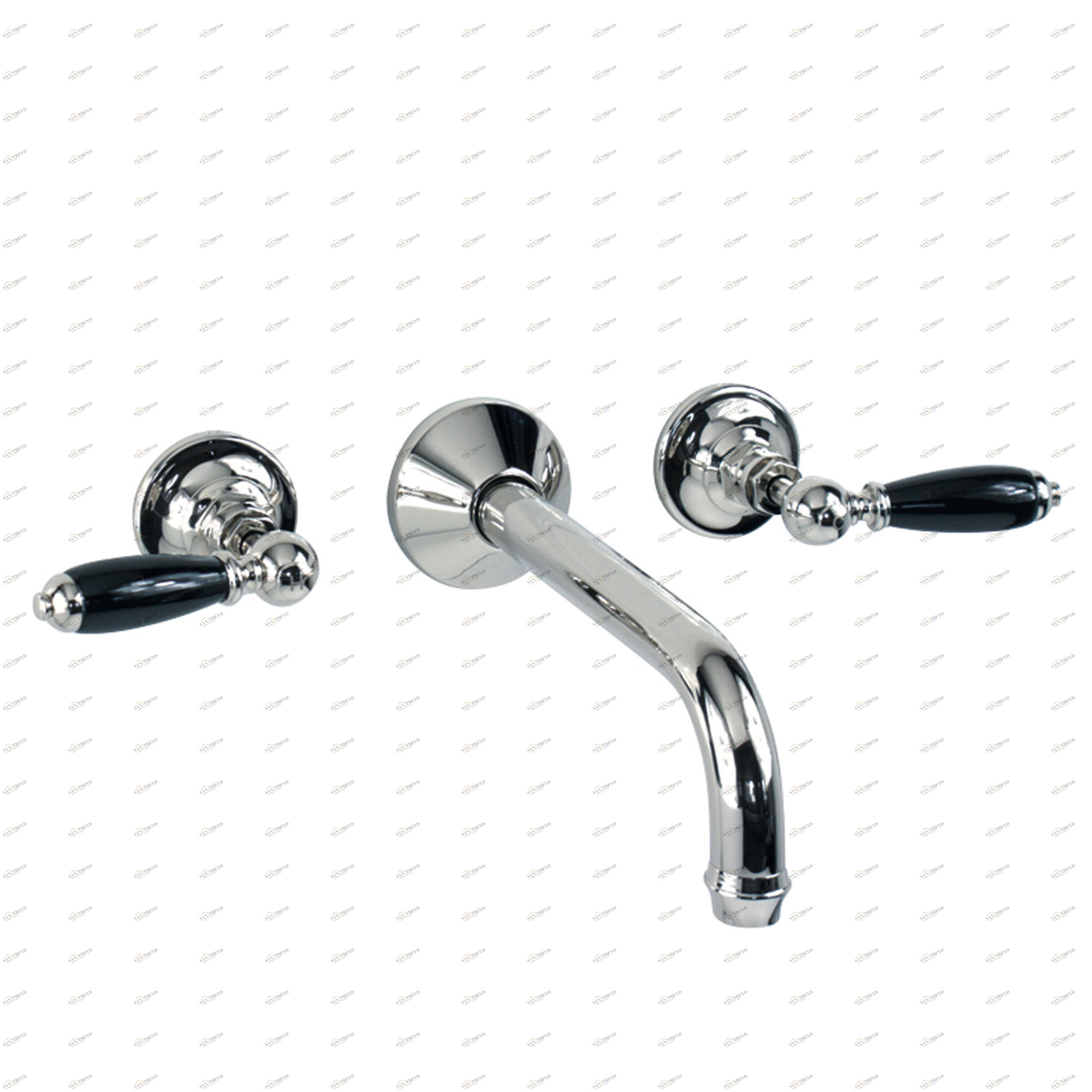 Traditional bathrooms БРАЙТОН смеситель для умывальника на 3 отверстия Tb440.514bl.bn 