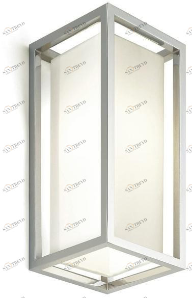 MARIONI Бра с прямым светом из хромированной латуни Square 02049