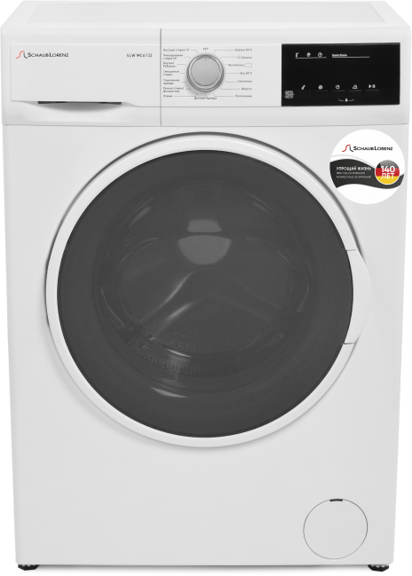 SLW MC6132 Узкая стиральная машина, 84.5x59.7x41.6 см, загрузка фронтальная, 6кг, до 1000 об/мин при отжиме, a++, дисплей, белая Schaub Lorenz Santreyd  - Вид №2