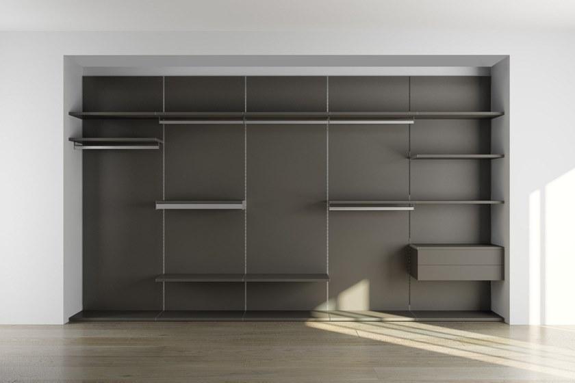 De Rosso Шкаф на заказ с hpl и алюминиевыми раздвижными дверями Aliante system sun-id-1499520 - Вид №29