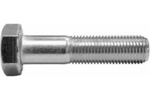 19825210 Болт DIN 931, 5/16"х3 1/2" UNC дюймовая, пр. 8.8, Б/П, 100 шт. 67753 Reyher