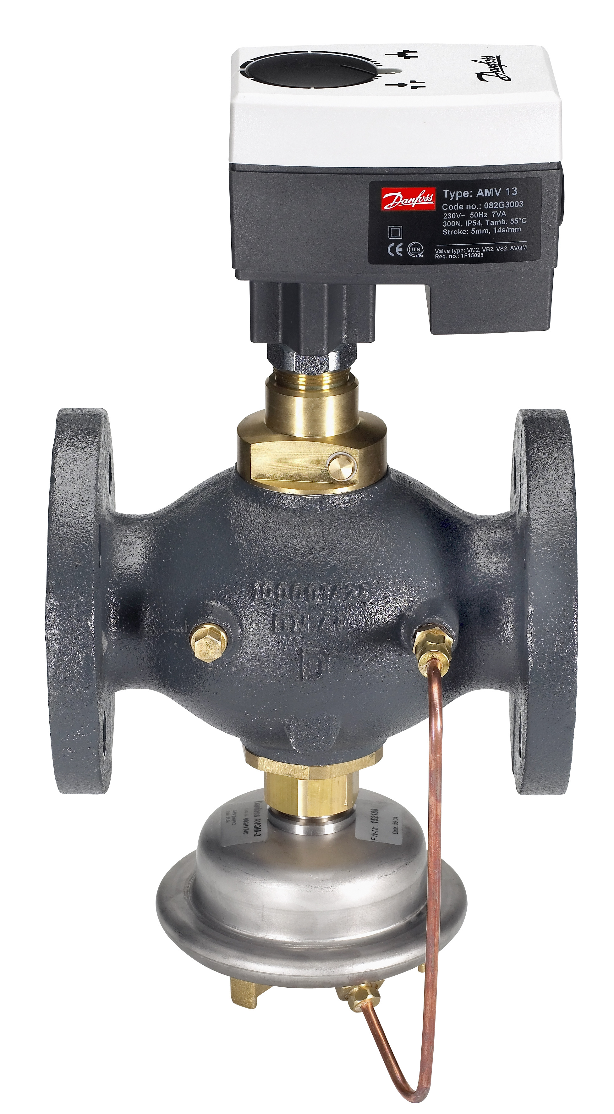 Danfoss Редукторные электроприводы с трехпозиционным управлением Электропривод импульсный AMV33 230B 082G3013  - Вид №12