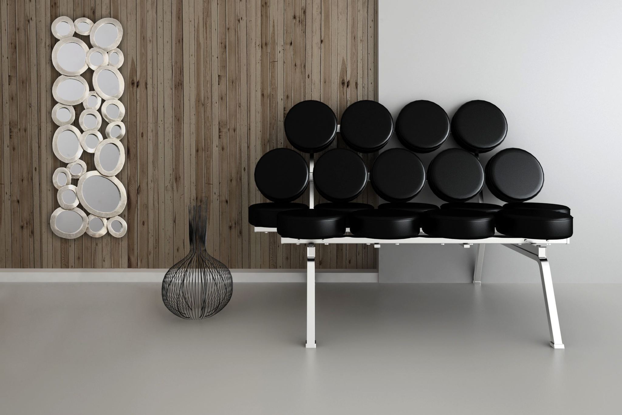 19475 Панно "Кольца с зеркалами" LAB.Space  - Вид №1