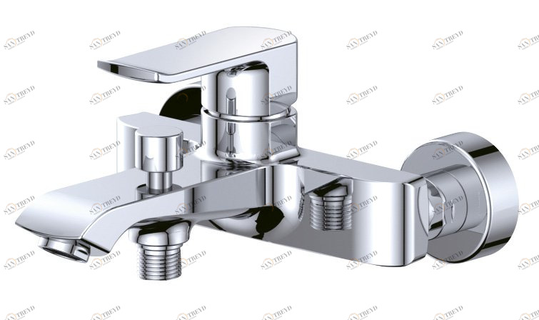 Смеситель для ванны и душа BelBagno DISCO DIS-VASM-CRM 