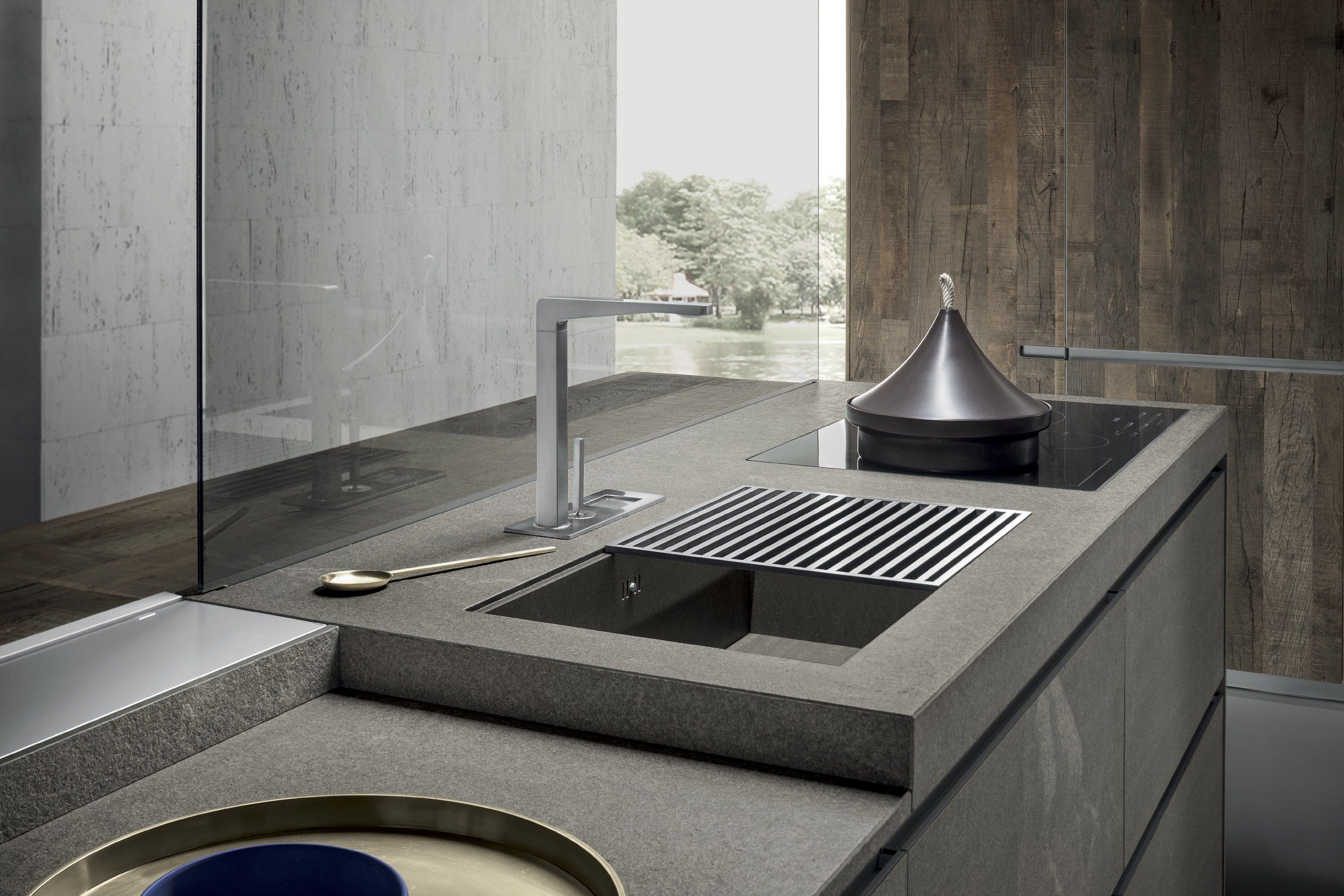 Каменная кухня с островом ERNESTOMEDA Icon ARCH-00060616 - Вид №9