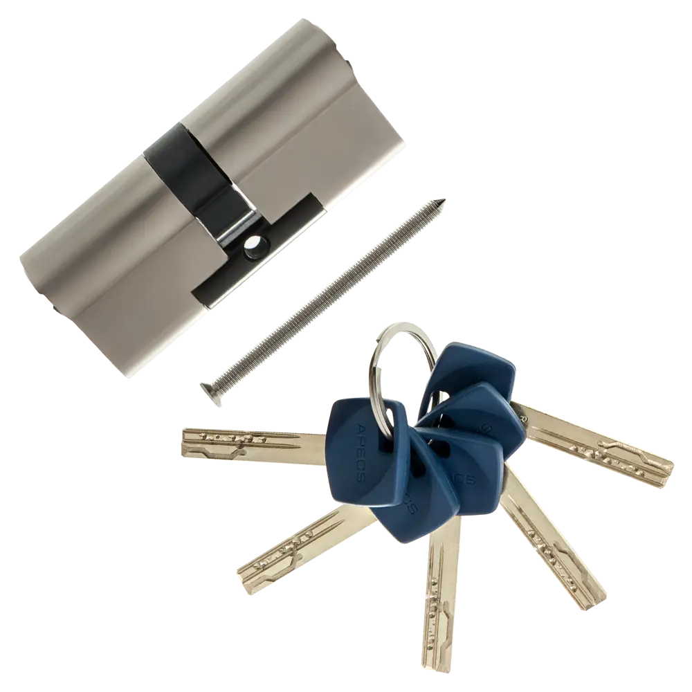 Цилиндр Apecs Premier XR-70-NI, 35x35 мм, ключ/ключ, цвет никель ЦИЛИНДР APECS PREMIER XR-70-NI КЛЮЧ-КЛЮЧ STLM-2079763 - Вид №1