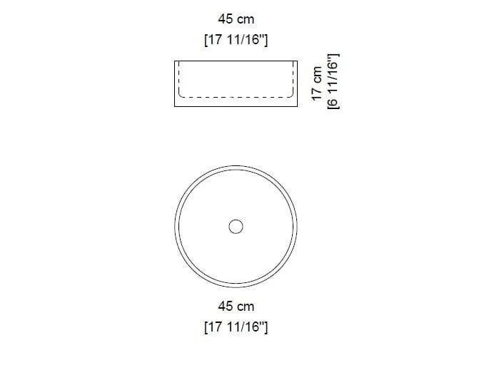 Круглый умывальник из натурального камня Davani Parallel ARCH-00144556 - Вид №4