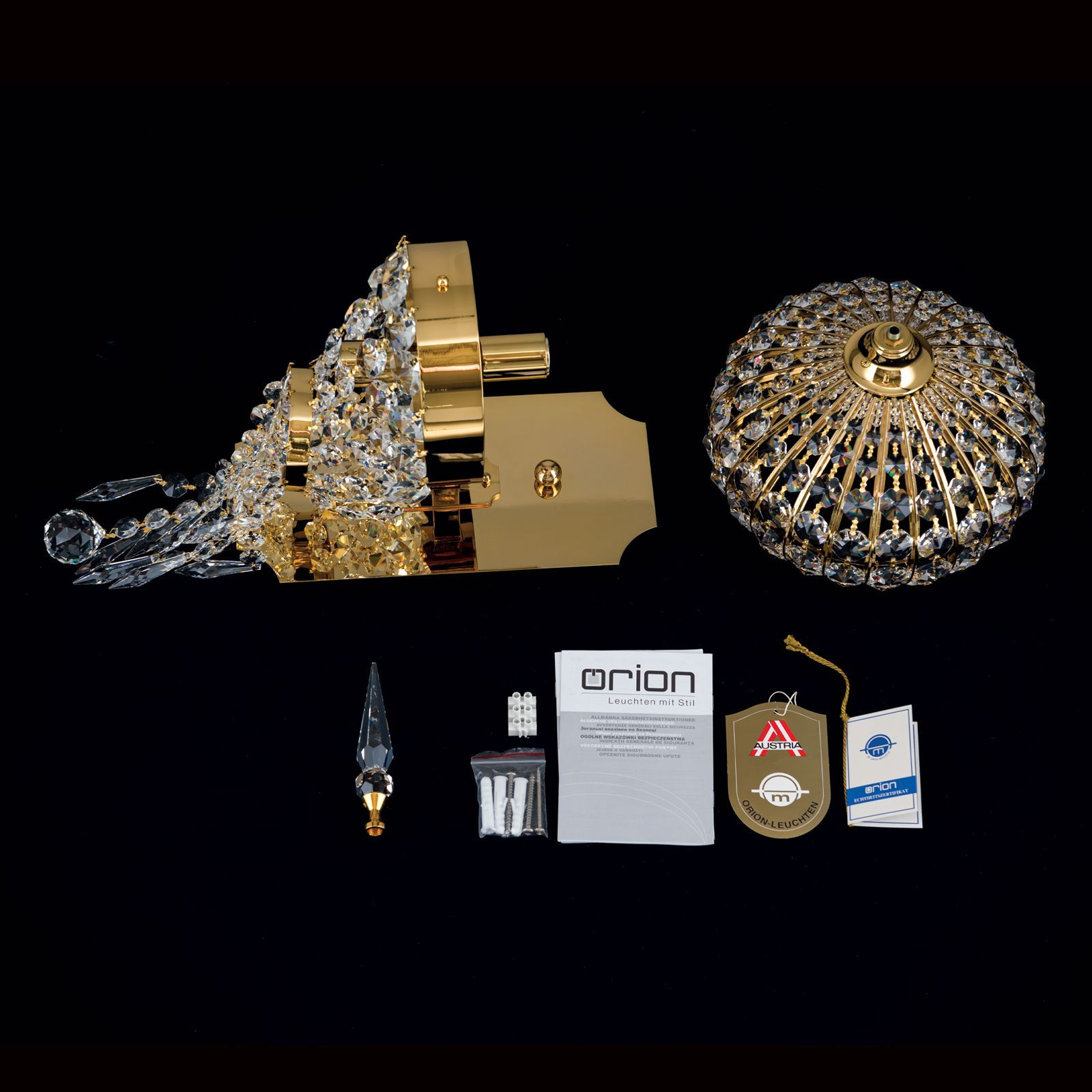 Настенный светильник с кристаллами Orion Oriental ARCH-00059270 - Вид №5